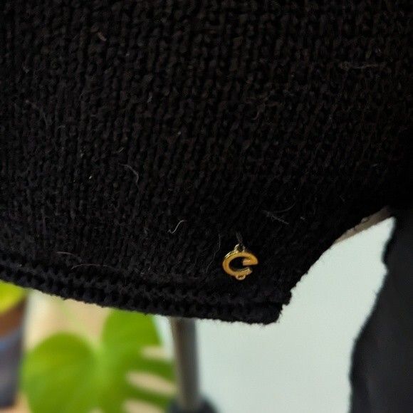 EUC - G by Guess Cold Shoulder Cutout Black Sweater - S - Picture 2 of 7